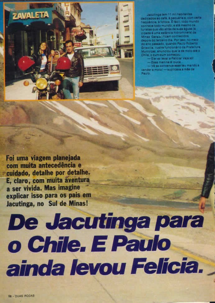 Jacutinga para o Chile - 1983